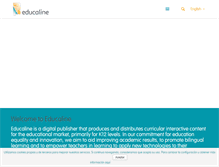 Tablet Screenshot of educaline.com